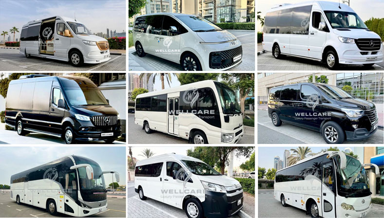 BUS & Coaches - Car with driver in Riyadh - Wellcare Limousines Saudi